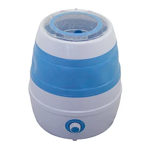Portable Mini Washing Machine Lightweight Turbine Travel Laundry Washer, Folding Clothes Washing Machine Bucket