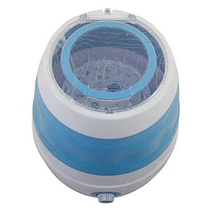 Portable Mini Washing Machine Lightweight Turbine Travel Laundry Washer, Folding Clothes Washing Machine Bucket