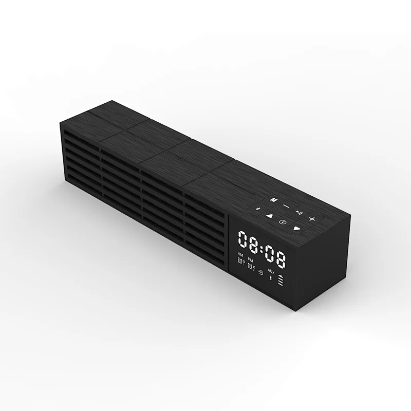 Soundbar Bluetooth Speaker with alarm clock