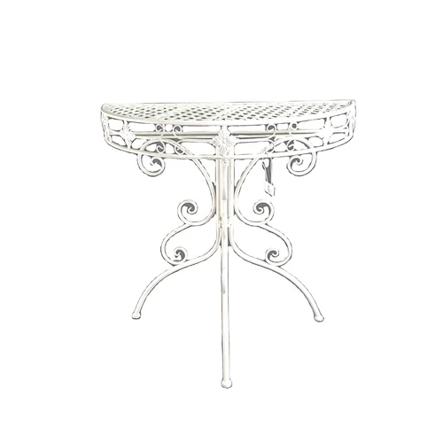 Home Furniture Of Console Table Iron half Round Tables For  Garden Outdoor Patio Fireplace