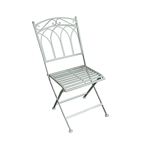 Square Outdoor Vintage Bistro Folding garden chairs outdoor furniture Wrought Iron Garden Dining Sets
