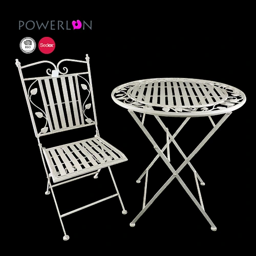 Garden Vintage Folding Round Coffee Table Dining Table Chairs Sets