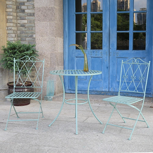 iron outdoor furniture bistro set