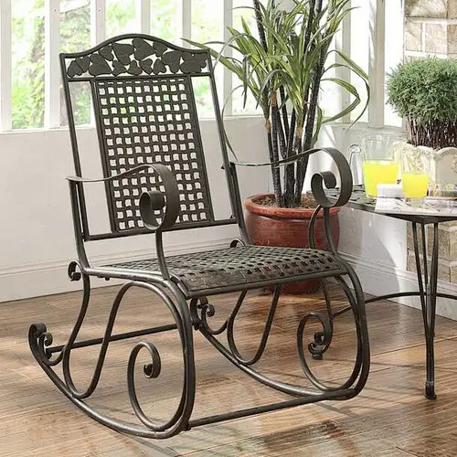 Ivy Leaf Design Armchair for Outdoor Indoor Deck Porch Patio