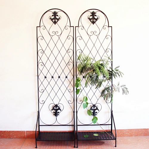 Wrought Iron Metal Plant Lattice Trellis