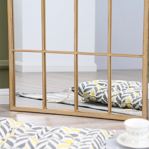 Gold Aluminum Frame Wall Mirror Spiegel Miroir Decorative Nordic Wall Large Mirror