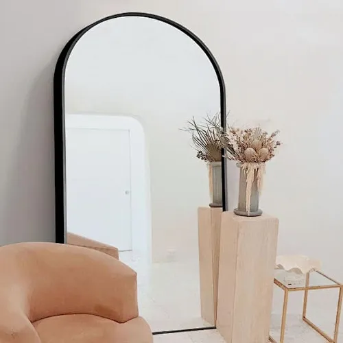 Large Oversize Modern Arch Mirror