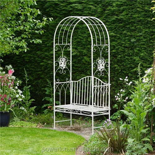 Outdoor Wrought Iron Decoration arches, arbours, pergolas & bridge For Garden wedding balloon arch