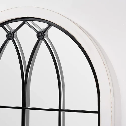 Decorative Wood Metal Mirror