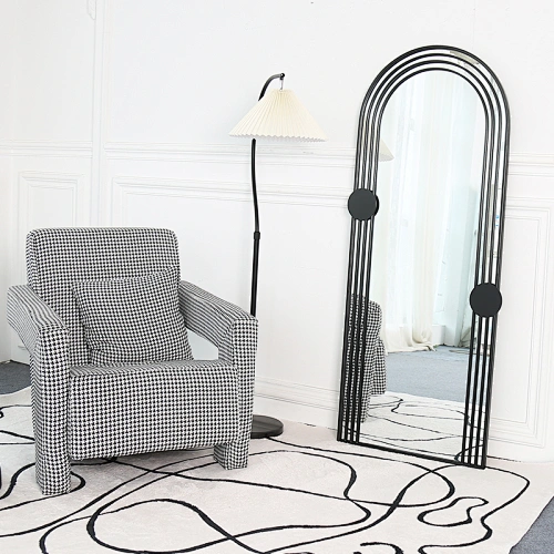 Custom Luxuary Elegant Antique Large Big Design Wall Arched Dressing Mirror