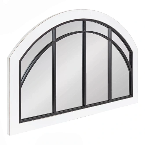 Decorative Arch Wood Metal Mirror