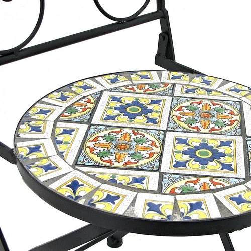 Mosaic patio bistro set