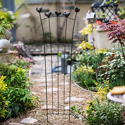 Metal Wrought Cast Iron Garden Fence Panel Garden Trellis Lattice