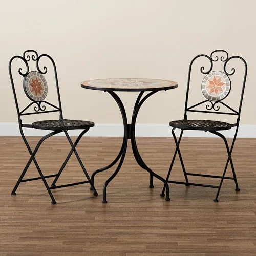 Mosaic Long Bistro Set