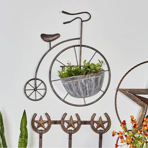 Wall Mounted Bike Planter