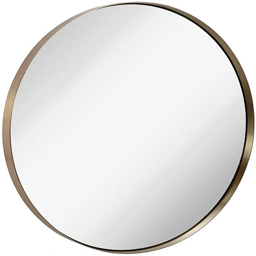 Modern Metal Oval Wall Mirror