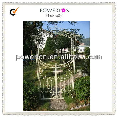 wrought iron garden arches