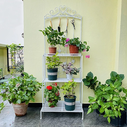 Plant Stand Storage Shelf