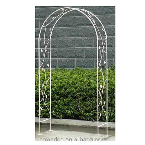 White Metal Wedding Decorative Flower Arches Arbor Pergolas Bridge Iron Garden Arches Indoor and Outdoor Garden Furniture Luxury