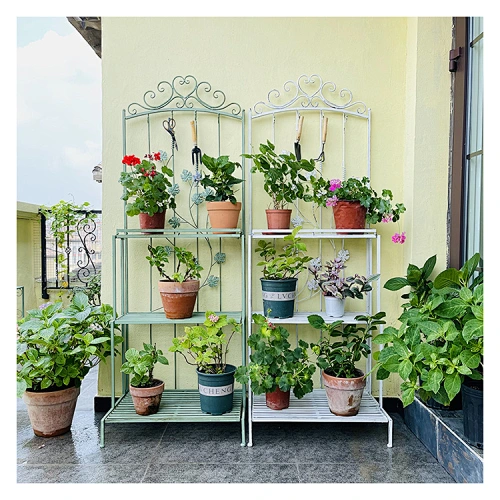 Plant Stand Storage Shelf