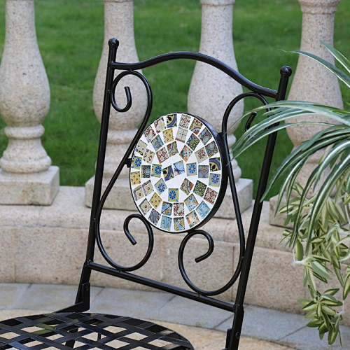 Chair and table for cafe