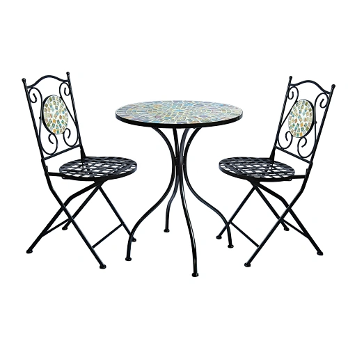 Chair and table for cafe