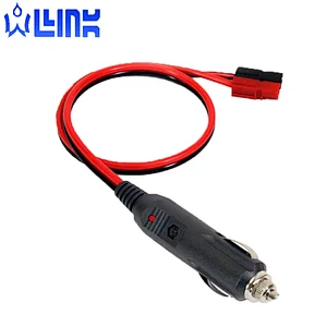 Cigarette Lighter Plug to 2-Pin Radio Connector (HF2) Adapter Cable