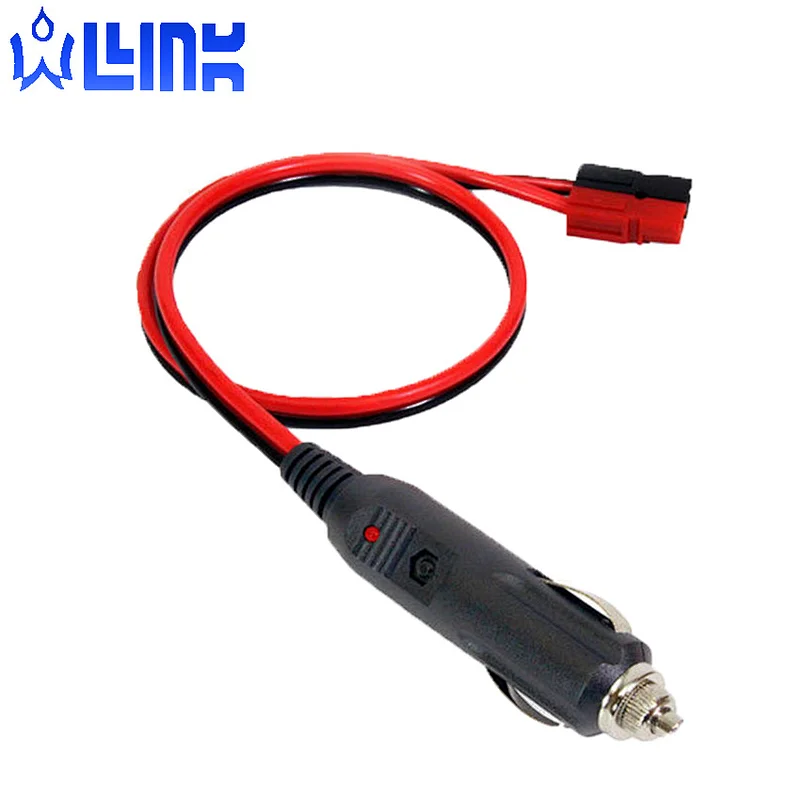 Cigarette Lighter Plug to 2-Pin Radio Connector (HF2) Adapter Cable