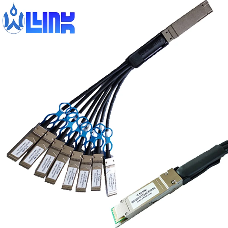 400G QSFP DD to 8_SFP56 Passive Direct Connect Copper Cable