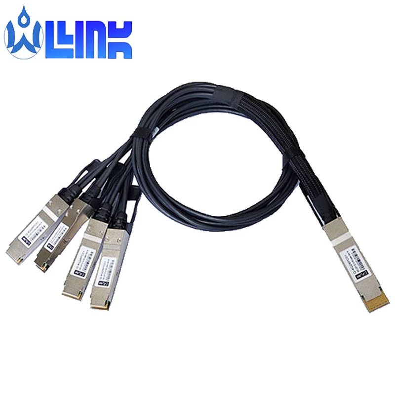 400Gbps QSFP DD To 4xQSFP56 High Speed Cable Assembly
