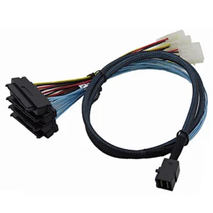 SFF-8643 to SFF-8482 Computer Hard Drive Data Cable mini sas cable