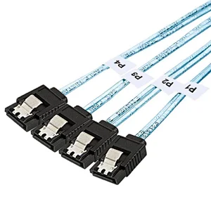 SFF-8644 to 7P 4xSATA External Data Cable