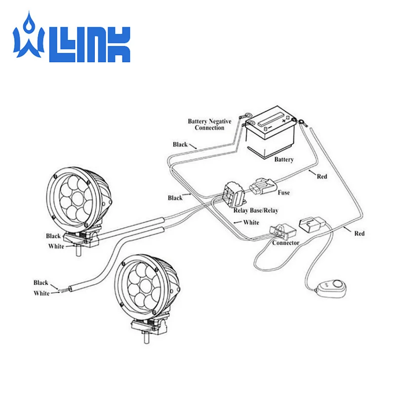 wire harness for rock lights