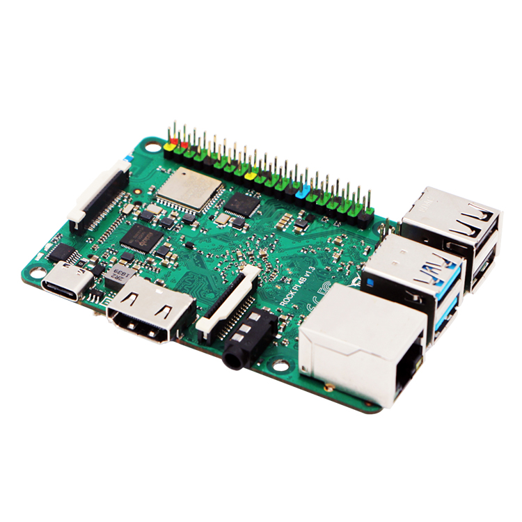 ROCK Pi 4 Model B + 2GB / 16GB eMMC