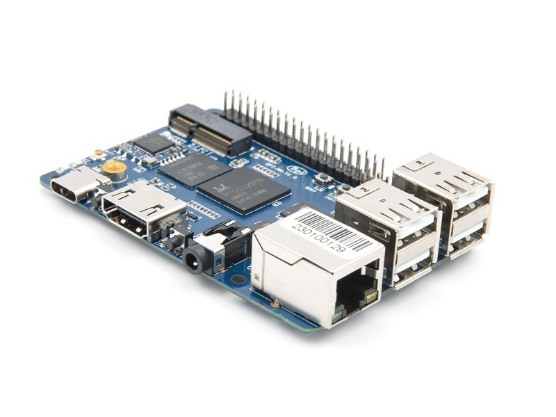 Banana Pi BPI-M4 con chip Realtek RT1395, 1G/2G RAM, 8GB eMMC