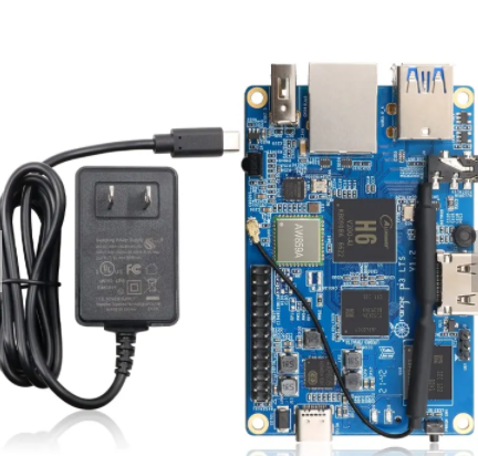 Orange Pi 3 LTS 2 GB Quad-Core 64-Bit 1,8 GHz Ladegerät