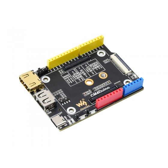 Arduino Compatible Base Board For Raspberry Pi Compute Module 4, HDMI, USB, M.2 Slot