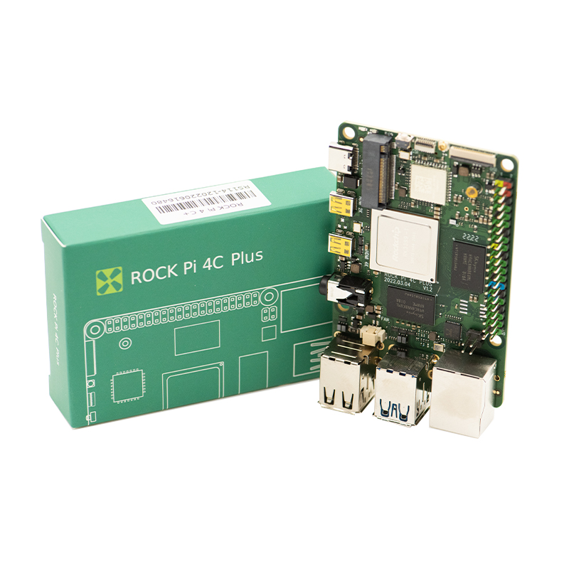 Hot sell ROCK PI 4 Model C Radxa SBC With Mini Display Port and M.2 Support