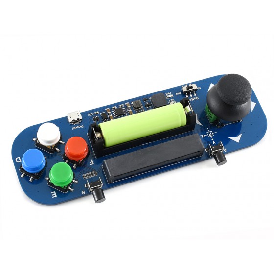 micro:bit、ジョイスティック、ボタン用のゲームパッド モジュール