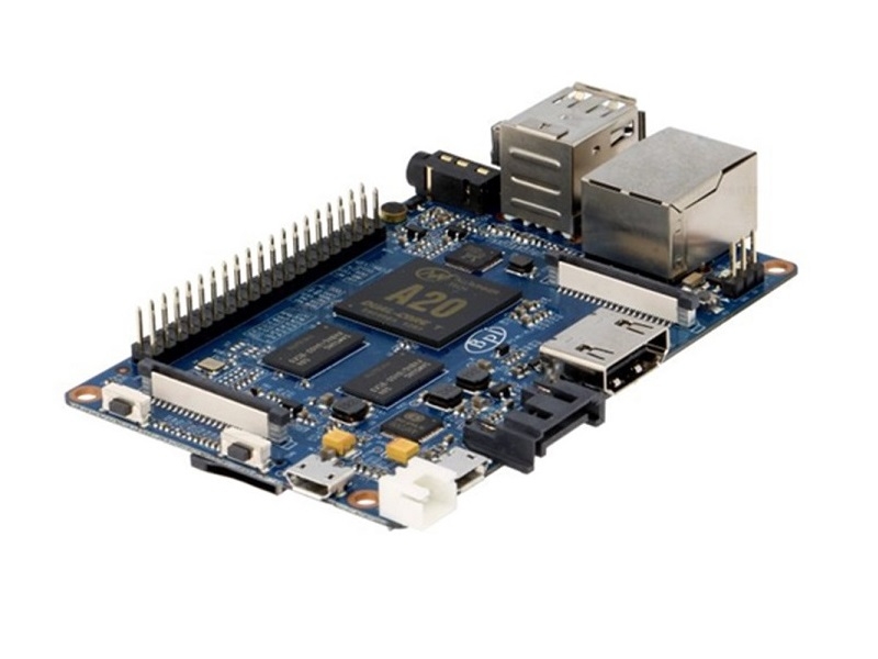 Banana Pi BPI-M1+、Allwinner A20 チップ設計、1G RAM