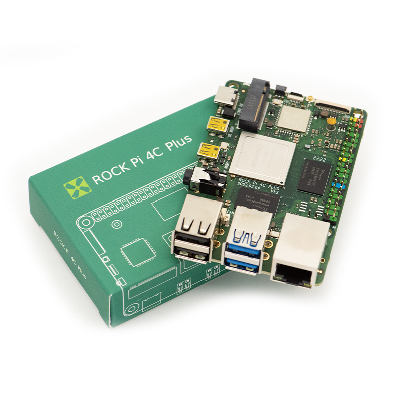 Hot sell ROCK PI 4 Model C Radxa SBC With Mini Display Port and M.2 Support