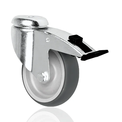 SERIES E16 ∅100/125 TPLJ STAINLESS STEEL  MEDIUM DUTY CASTERS