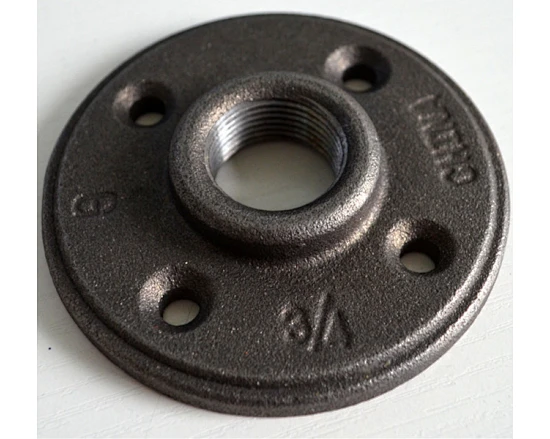 black floor flange