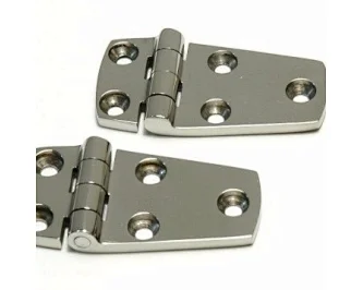Folding cabinet door SS 316 stainless steel Satin Casting Machine door hinge hardware for glass door or window