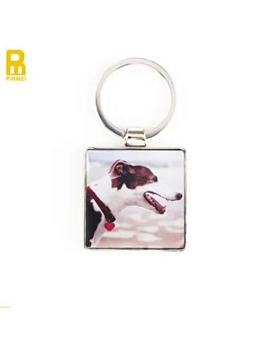 DIY family photo couple photo keychain for gift personalised key fobs