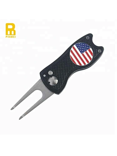 personalized switchblade divot repair tool