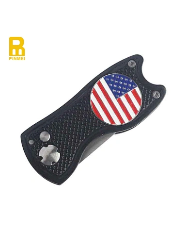 personalized divot tool and ball marker