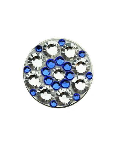 The crystal golf ball markers for ladies are a glamorous and practical accessory for female golfers. Made with high-quality materials, they feature a beautiful crystal design that adds a touch of elegance to your game.
