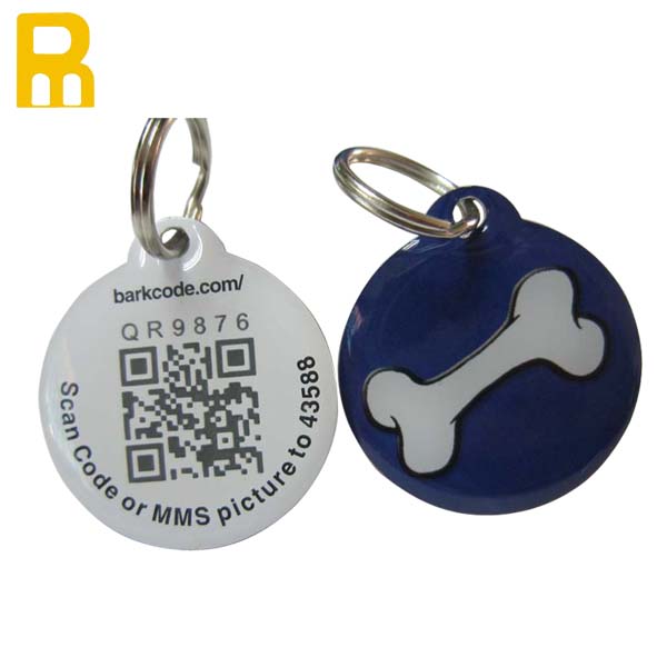 bulk qr code pet tag/ qr code pet name tags for dog collars in hgih class quality