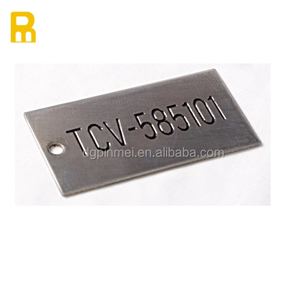 Different qr code debossed engraved plate labels with different id number